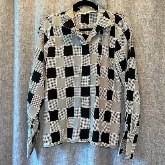 WOMEN'S Regina Porter Button Down Top Size 4 - Picture 1 of 6